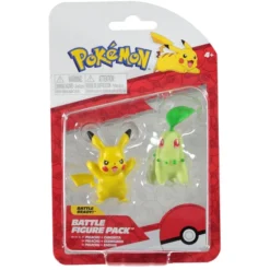 Pokemon Battle 2" Figure Pack - Pikachu & Chikorita