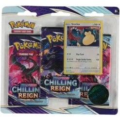 Pokemon Tcg Sword Shield Chilling Reign Triple Booster Blister Pack Snorlax