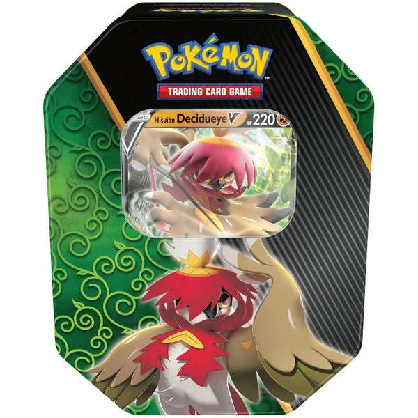 Pokemon Tcg Divergent Powers Tin - Hisuian Decidueye V 1 Pokemon Tcg Divergent Powers Tin - Hisuian Decidueye V