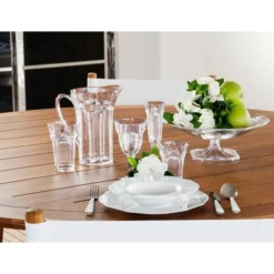 Guzzini White Glass " Belle Epoque "