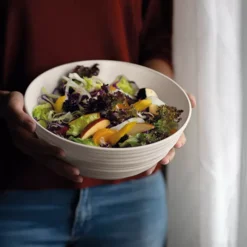 Guzzini Recycled Plastic Tierra Large Bowl in Taupe