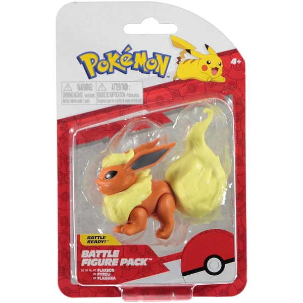 Pokemon Battle 3" Figure Pack - Flareon 1 Pokemon Battle 3" Figure Pack - Flareon
