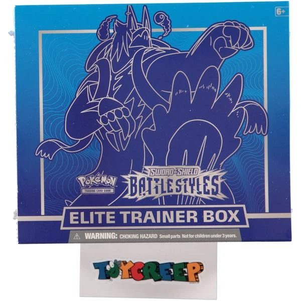 Pokemon Tcg Sword Shield Battle Styles Elite Trainer Box Blue 2 Pokemon Tcg Sword Shield Battle Styles Elite Trainer Box Blue