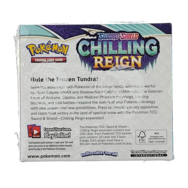 Pokemon Tcg Sword Shield Chilling Reign Booster Box 36 Packs 1 Pokemon Tcg Sword Shield Chilling Reign Booster Box 36 Packs