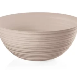 Guzzini Recycled Plastic Tierra XL Bowl in Taupe