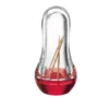Guzzini Clear Red Toothpick Dispenser
