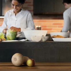 Guzzini Recycled Plastic Tierra XL Bowl in Taupe