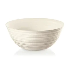 Guzzini Recycled Plastic Tierra XL Bowl in Milk White