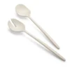 Guzzini Recycled Plastic Tierra Salad Servers In Milk White