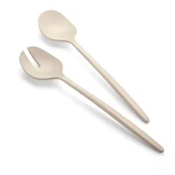 Guzzini Recycled Plastic Tierra Salad Servers in Clay
