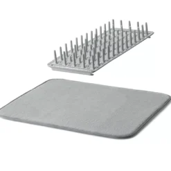 Guzzini Milk White Dry And Safe Dish Drainer With Mat