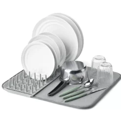 Guzzini Milk White Dry And Safe Dish Drainer With Mat